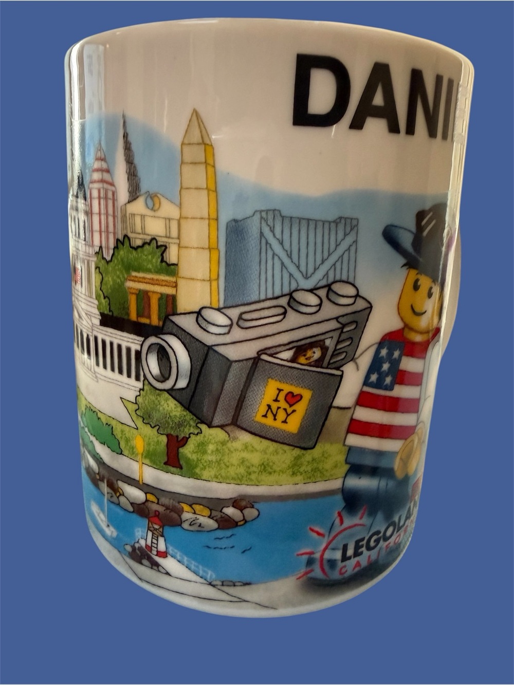 LEGOLAND CALIFORNIA Personalized Daniel Mug - 2011 - Picture 3 of 9